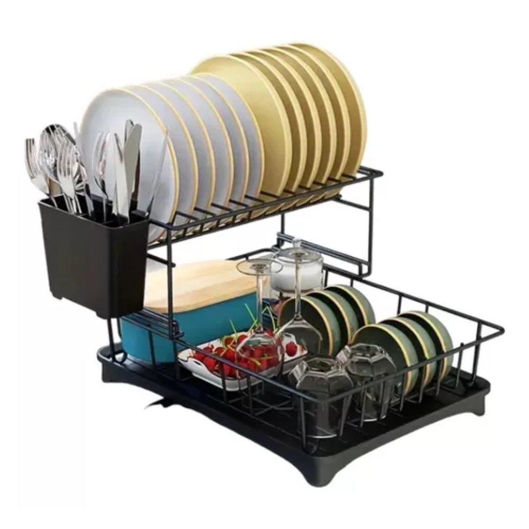 Escurridor Inoxidable Platero 2 Niveles
